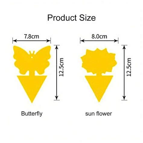 "50 Pack" Powerful Double-Sided Sticky Fruit Fly Trap-Indoor And ...