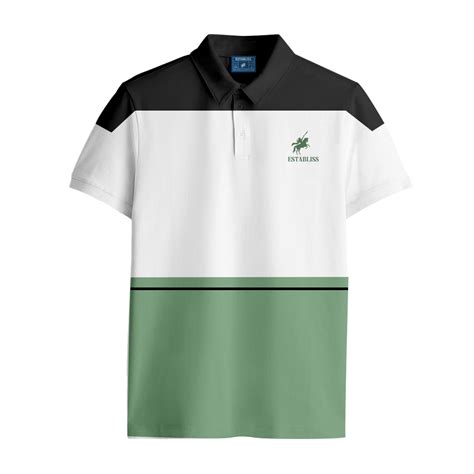 Establiss Logo Tri Colours Polo