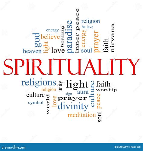 Spirituality Word Cloud Concept Stock Illustration - Illustration of ...