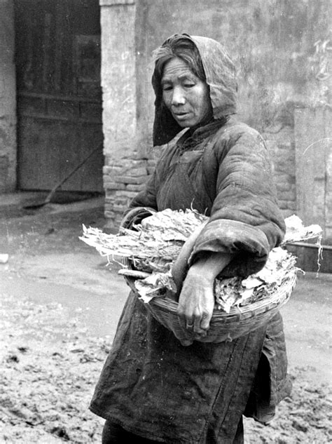 老照片：四十年代初河南乡村，中原大饥荒