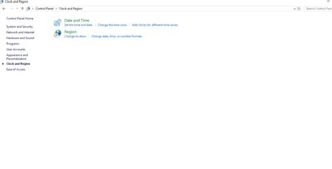 Image result for Control Panel Clock