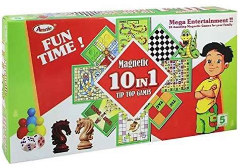 Muren Magnetic 10 in 1 Board Game Including Chess, Ludo, Snake ...