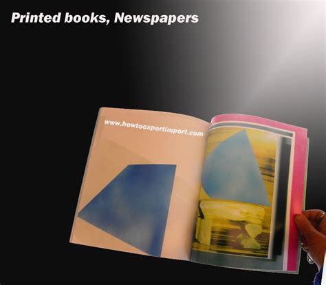 Export clearance formalities of Printed books, Newspapers