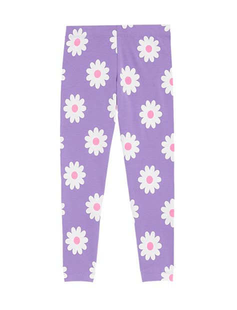 Buy Cotton Rich Floral Leggings at Marks & Spencer