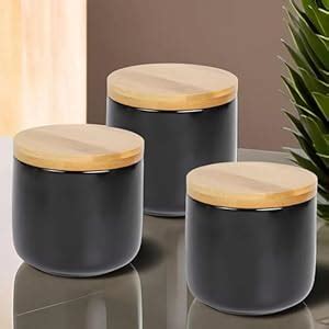 Buy UMAI 260ml Ceramic Jar for Kitchen Storage | Airtight Container Set ...