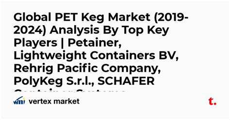 Global PET Keg Market (2019-2024) Analysis By Top Key Players ...