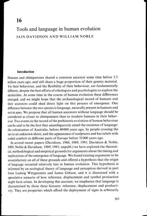 Evolution of Human Language 的图像结果