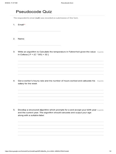 Image result for Psudocode Question Examples