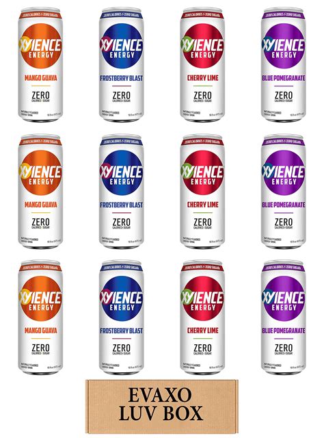 Luv Boxvariety Xyience Energy Drink Sugar Free 16 Oz Cans | Desertcart ...
