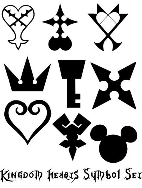 Kingdom Hearts Symbol Brushes by shuzzy on deviantART | Kingdom hearts ...