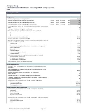 1 Arap Savings Calculator Form | pdfFiller