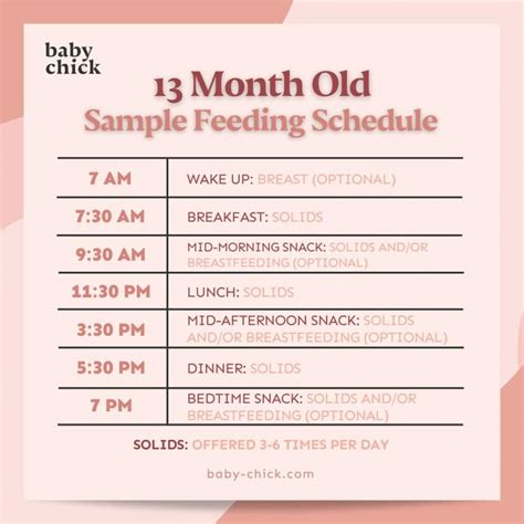 13-Month-Old Baby: Feeding, Sleep, and Milestones by Month - Baby Chick