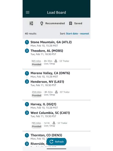 Image result for Amazon Relay Load Board