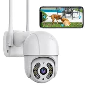 Buy GESKS ICSEE WiFi Camera Security 3MP Wireless PTZ Waterproof Camera ...