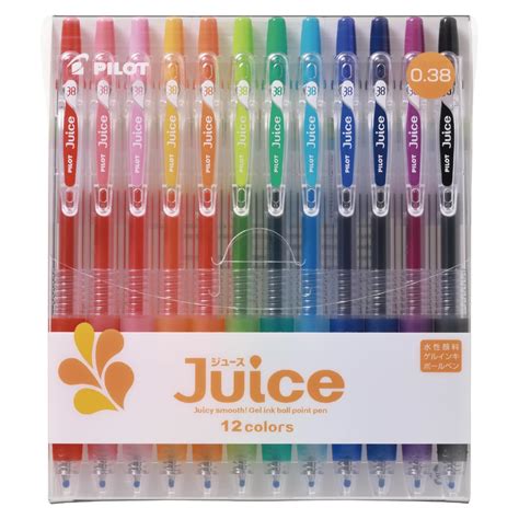 Pilot Juice Gel Ink Ballpoint Pen,0.38 Mm,12 Color Set (Lju120Uf-12C ...
