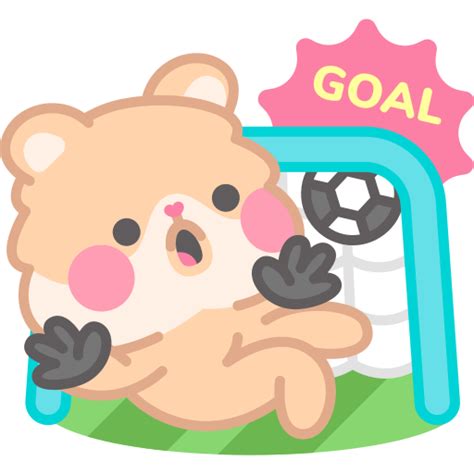 figurinha de FutebolKimchi the Hamster Lineal Color | Freepik
