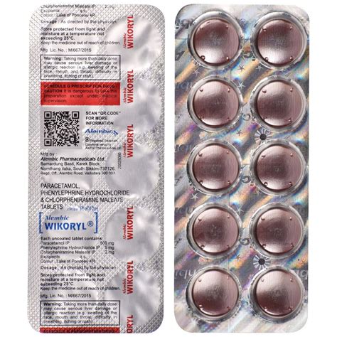 Wikoryl - Strip of 10 Tablets : Amazon.in: Health & Personal Care