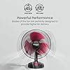Buy Crompton HighSpeed Torpedo 400 mm Table Fan (Red Black) Online at ...