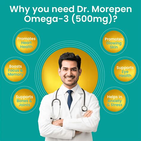 Buy DR. MOREPEN OMEGA 3 DEEP SEA FISH OIL 500MG FOR HEALTHY HEART ...