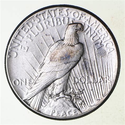 BETTER Date - 1926 Peace Silver Dollar - Nice Retail Value - 90% Silver ...