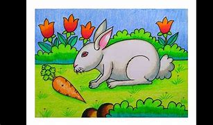 Image result for White Rabbit Drawing