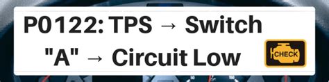 P0122 Chevy Engine Code 的图像结果