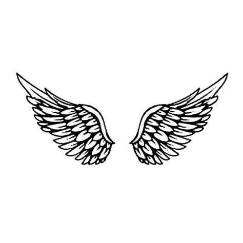 SIMPLY INKED Angel Wings Temporary Tattoo, Designer Tattoo for Girls ...