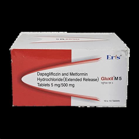 GLUXIT M 5MG TABLET 10'S - Uses, Side Effects, Price and Generic ...