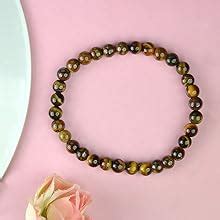 Buy Reiki Crystal Products Natural Tiger Eye Bracelet | Certificate of ...