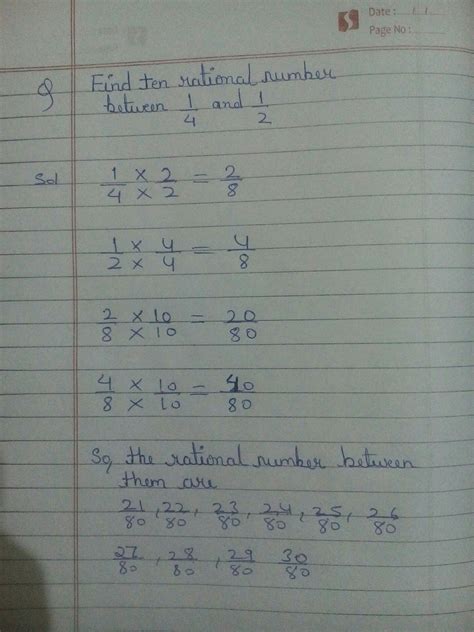 find ten rational number between 1 by 4 and 1 by 2 - Brainly.in
