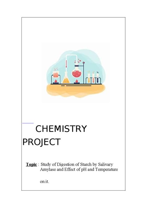 Chempro - Nothing to say - CHEMISTRY PROJECT Topic : Study of Digestion ...