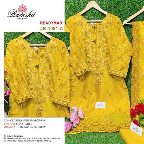 Ramsha R 1081 A To D Readymade Pakistani Collection
