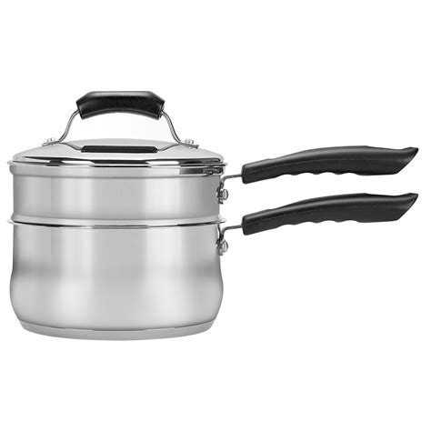 Buy Range Kleen 3 Piece 2 Quart Double Boiler Set Online at Low Prices ...