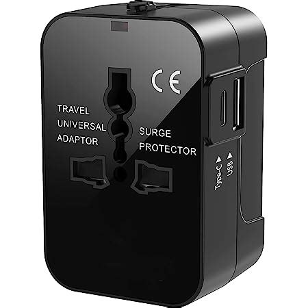 rts Dual USB Universal Travel Adapter, International All in One ...