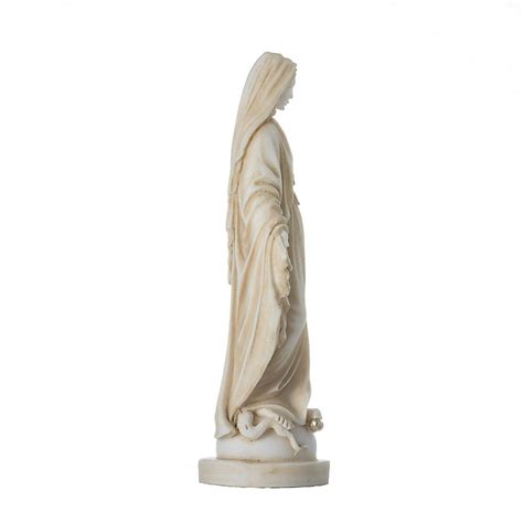 BeautifulGreekStatues Virgin Mary Mother of Jesus Statue Alabaster Gold ...
