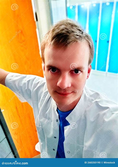 Young White Caucasian Male Wearing Casual Outfit in the Hospital Stock ...