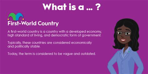 First World Countries 的图像结果