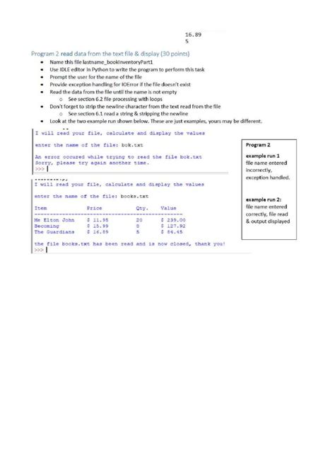 Image result for Programming Exercise 6.10 Python