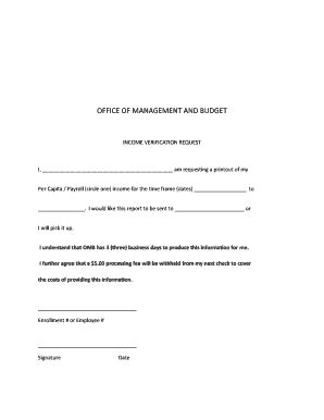 Fillable Online BIncomeb Verification bFormb - Mille Lacs Band Of ...