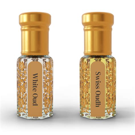 White Oud & Swiss | 12 ML Pack of 2, 6ml Each | Attar By NEESENCE Alco