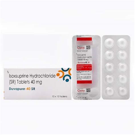 Duvapure-40 SR Tablets Cista Medicorp