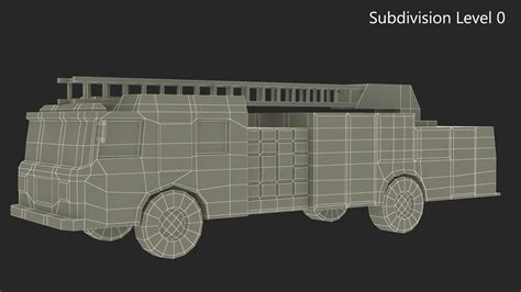3D model Low Poly Stylized Model Fire Engine | 3D Molier International