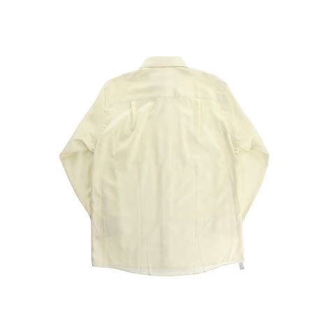 【OTSU】deadstock GEOFFREY BEENE satin fabric glossy color dress shirt ...