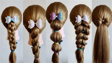 Simple Hairstyles For School Ponytail