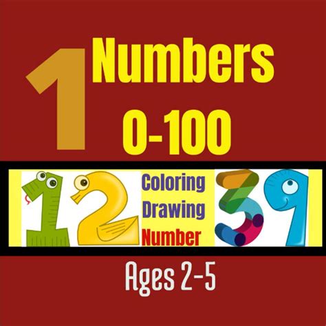 Number 0 -100: Coloring, drawing, number (Color Counts Color by Number ...