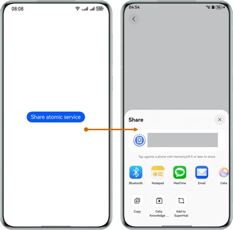 Atomic Service Sharing Button-Scenario-specific Buttons-Scenario Fusion ...