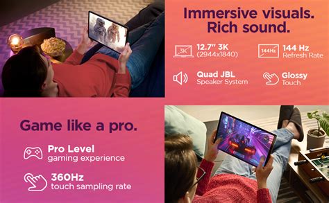 Lenovo {Smartchoice} Idea Tab Pro with Pen Plus|12.7" 3K Display|144 Hz ...