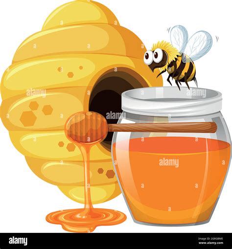 Honey bee clip art hi-res stock photography and images - Alamy