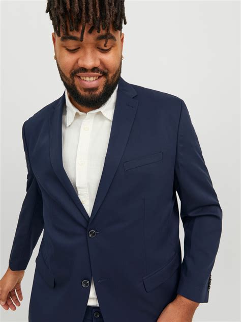 Plus Size Blazers Slim Fit | Azul oscuro | Jack & Jones®