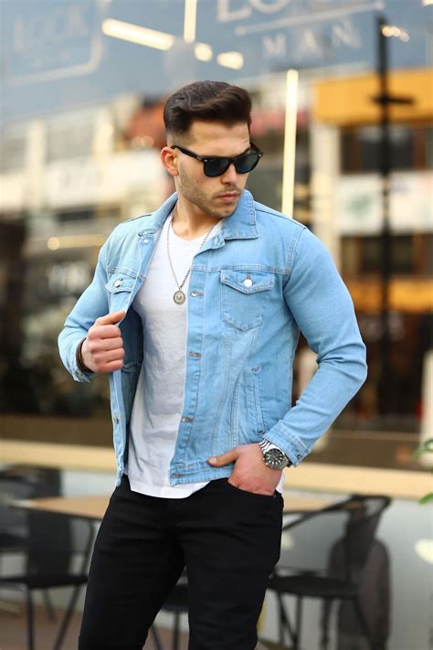 Denim jeans and jacket mens online